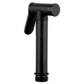 Solid Brass Bidet Spray Head – Elongated Handle, Matte Black Finish
