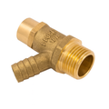 1/2" Type a DZR Lock Shield Drain Off Cock