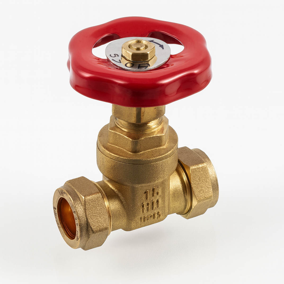 28MM C x C Brass Nbs Gate Valve