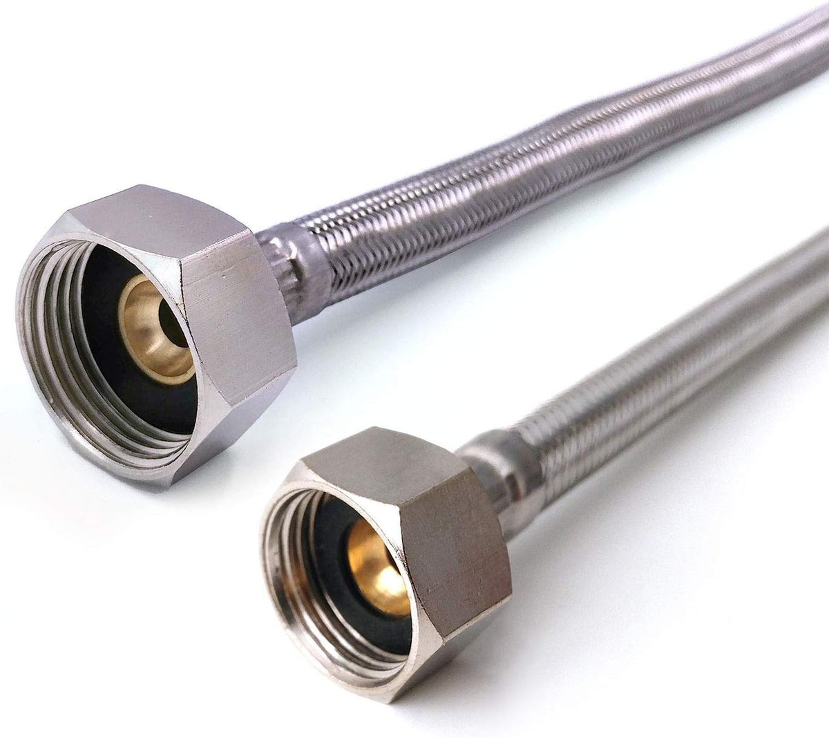 Flexi Pipe 3/4" x 1/2" BSP Flexible Hose – 900mm (Pair)