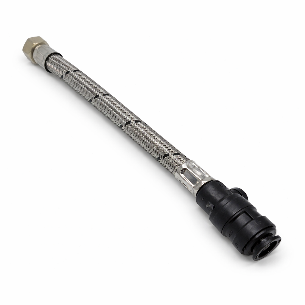 15MM x 1/2" Push Fit Iso Flexi Tap Conn (2) Pp – Stainless Steel