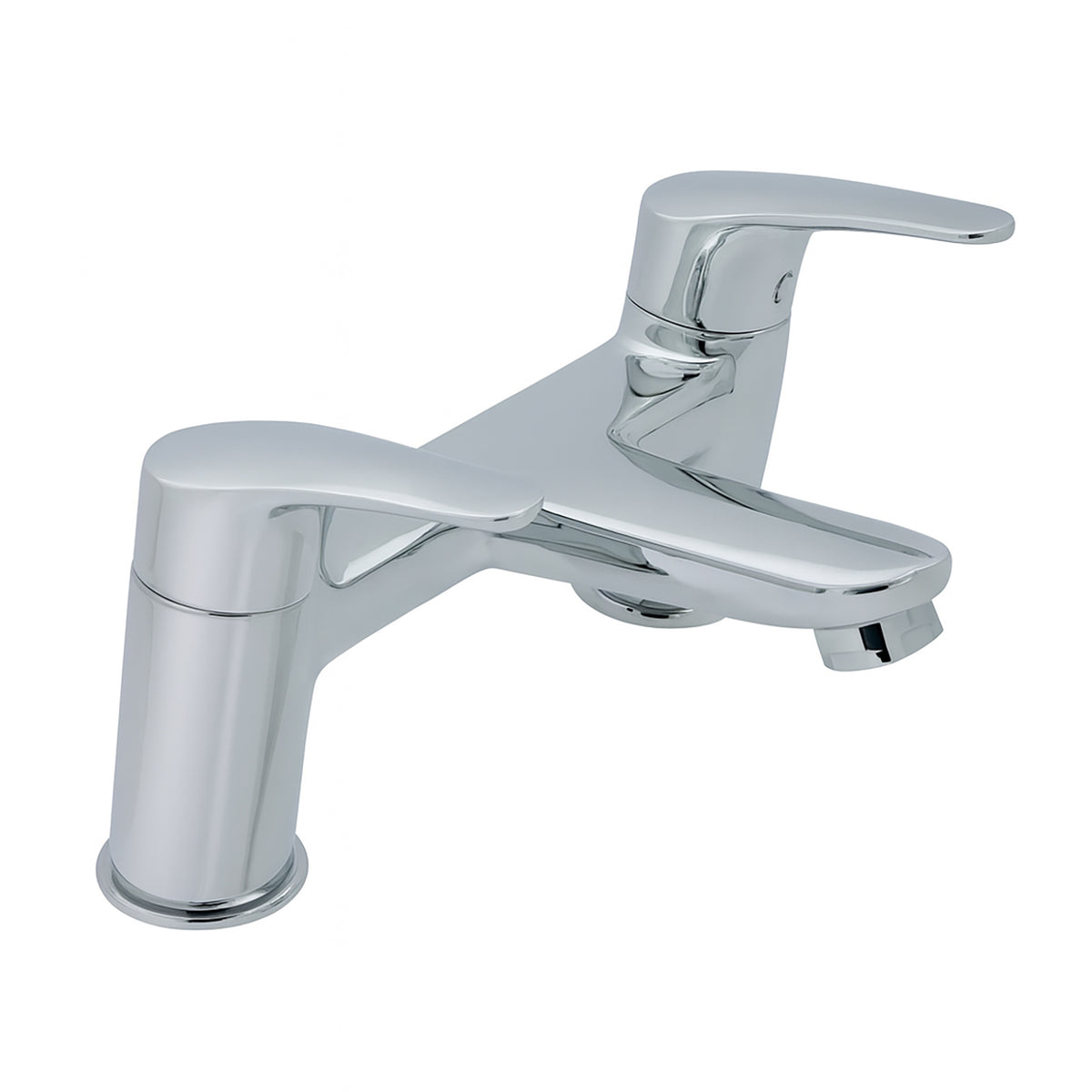 S12 Curve Bath Filler Chrome