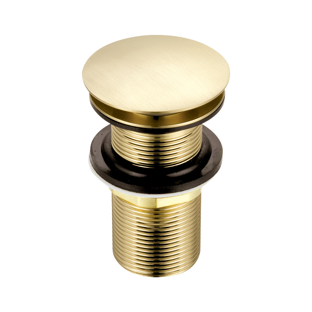 Round Mushroom Click Clack Basin Waste – Unslotted