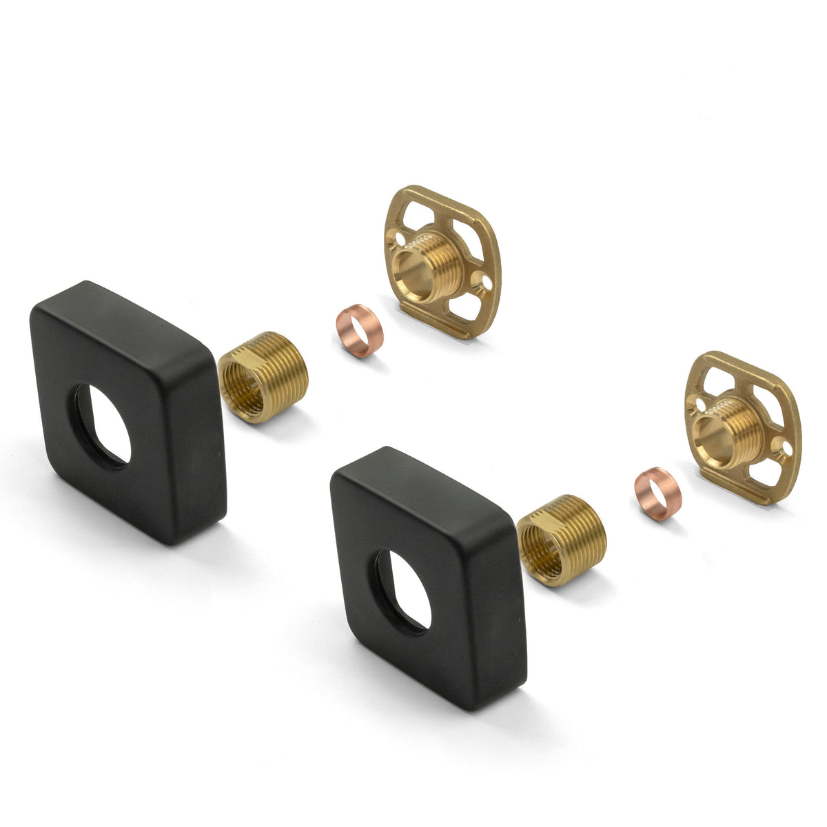 Wall Mounted Square Shower Fixing Plates