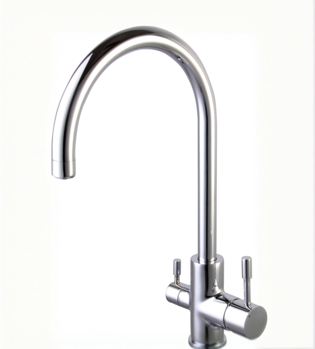3-Way Filter Kitchen Tap – Chrome, Double Lever, Purity