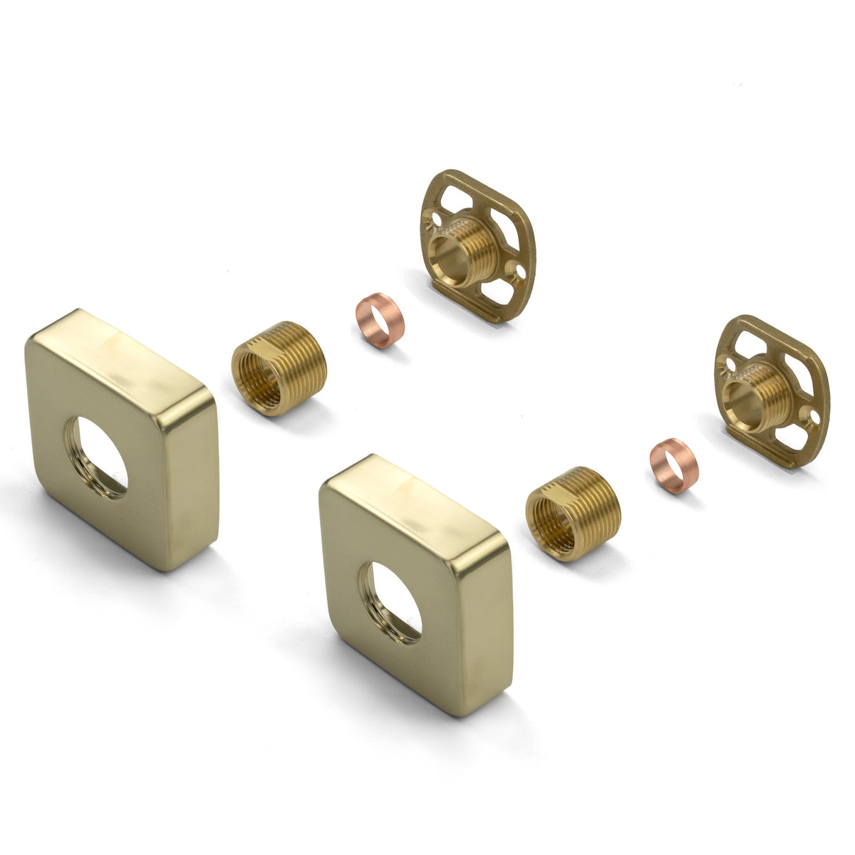 Wall Mounted Square Shower Fixing Plates