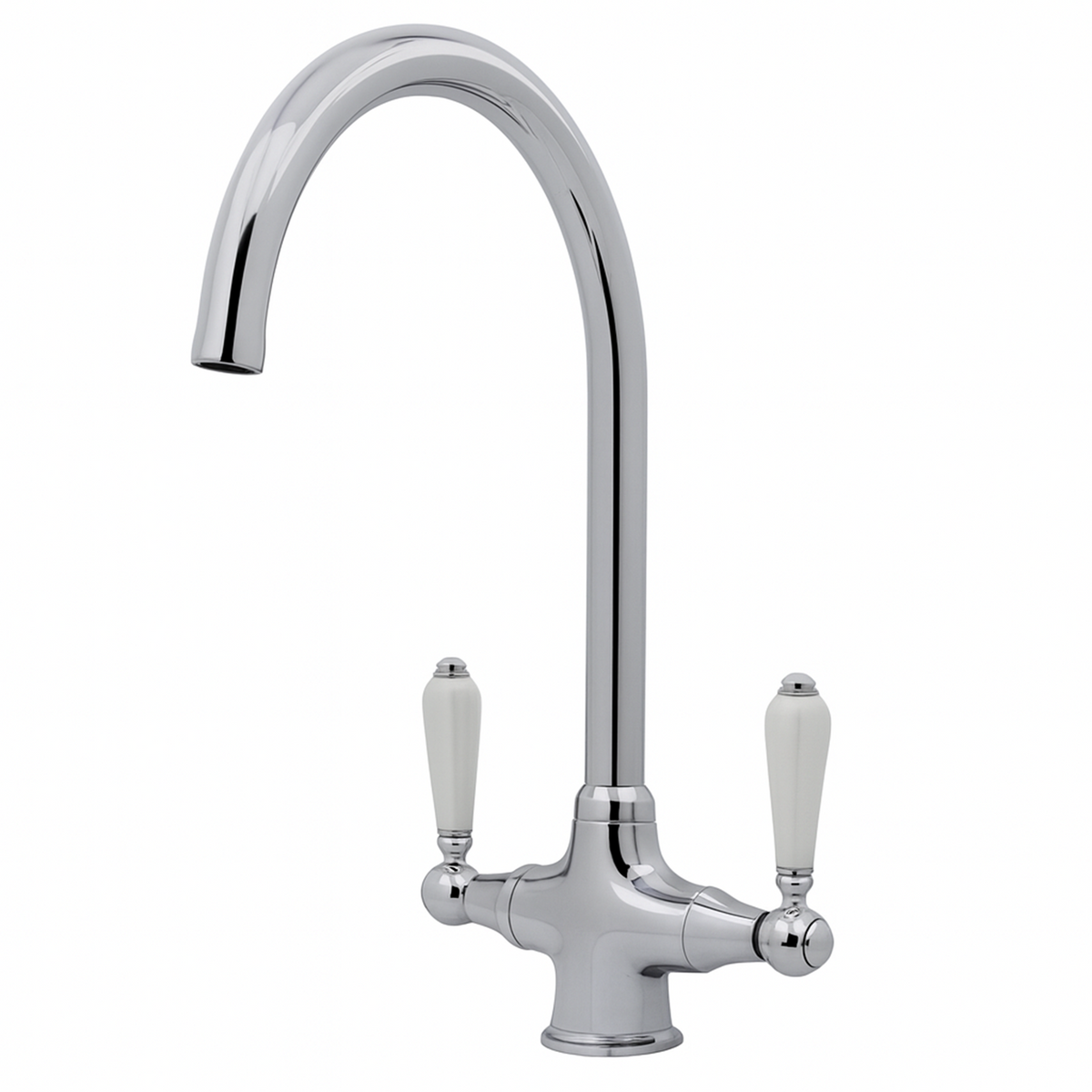 Rune Sink Mixer Tap – Chrome with Ceramic Lever Handles