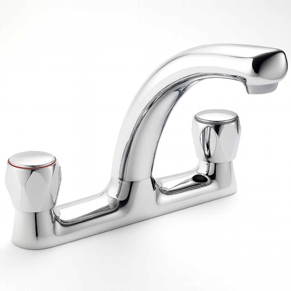 Mercia Modern Deck Kitchen Mixer Chrome
