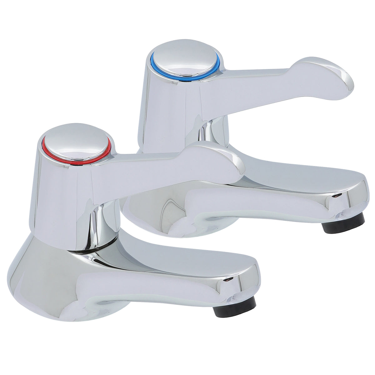Clever Araya Mercia Qt Bath Tap Pair Chrome