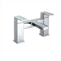 Moderna Deck Mounted Bath Filler – Chrome, Dual Lever