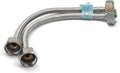 Flexi Pipe 3/4" x 3/4" BSP Flexible Hose – 300mm (Pair)