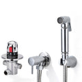 Chrome Concealed Thermostatic Brass Douche Set