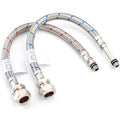 WRAS-Approved Mono Flexible Tap Connector Tails – 10mm, Pair