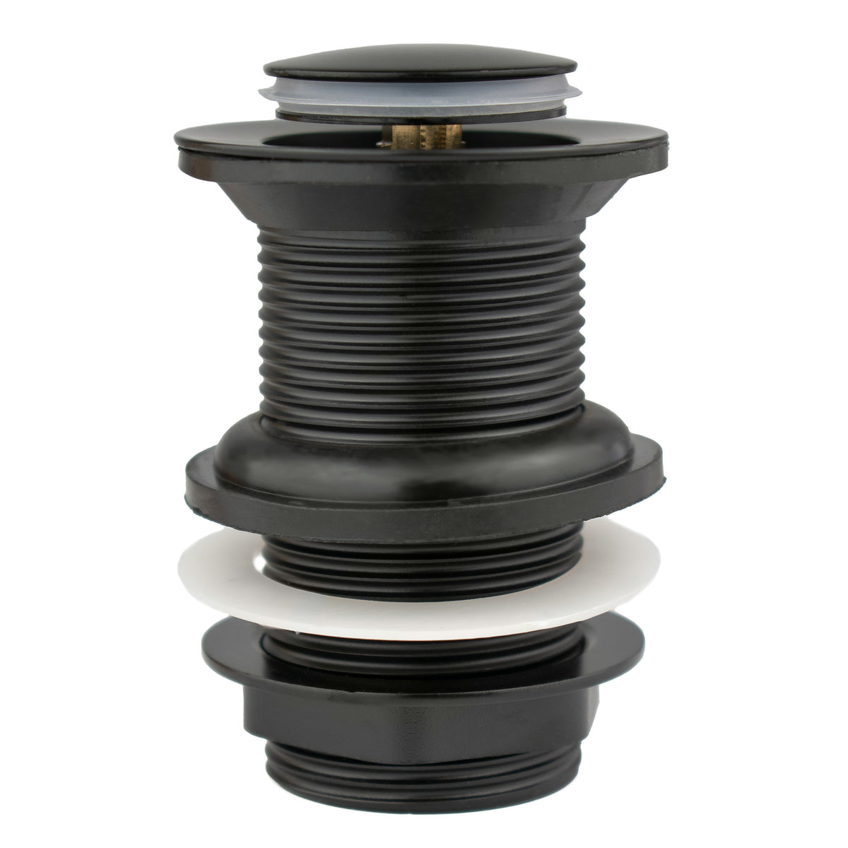 Click-Clack Basin Waste – Unslotted, Brass Nut