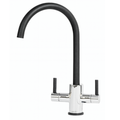 Genesis Kitchen Mixer Chrome Body & Black Spout