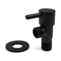 Matte Black Brass Douche Stop Valve