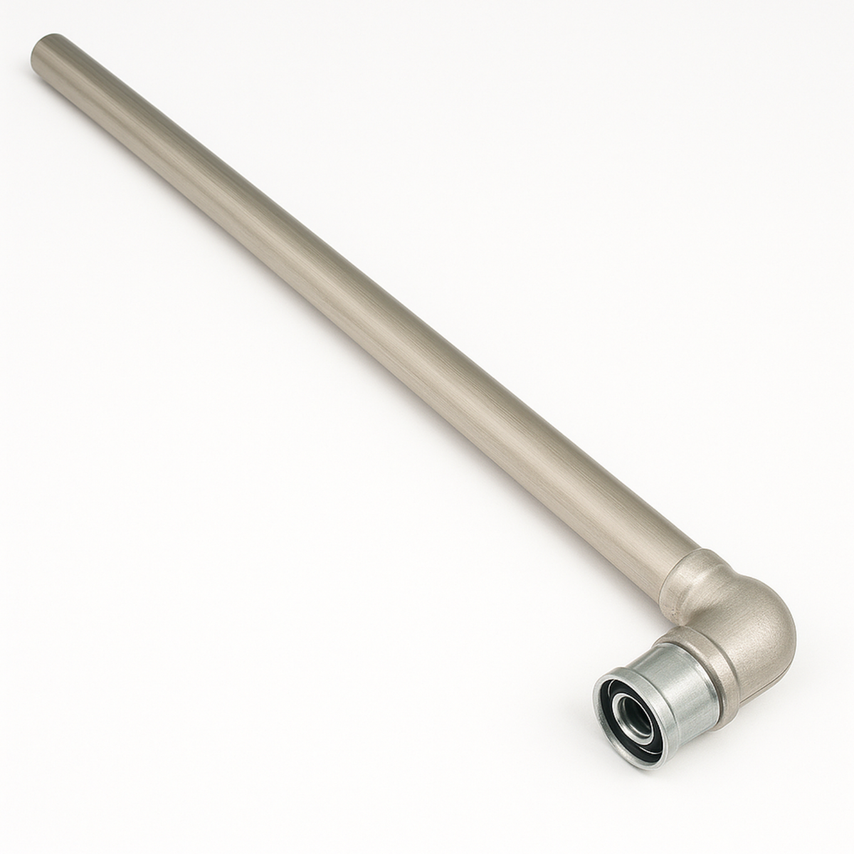 Chromed Radiator Tail Elbows 16 x 15 Cu X300MM (1)